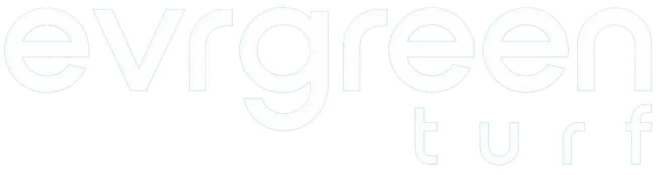 EvrGreen Turf logo in white and green text on a transparent background.
